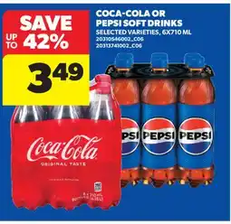 Real Canadian Superstore COCA-COLA OR PEPSI SOFT DRINKS offer