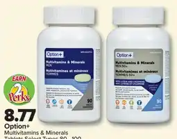 PharmaChoice Option+ Multivitamins & Minerals Tablets offer