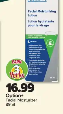 PharmaChoice Option+ Facial Mosturizer offer