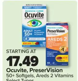 PharmaChoice Ocuvite, PreserVision offer
