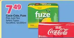 PharmaChoice Coca-Cola, Fuze Pop, Iced Tea offer