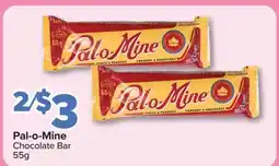 PharmaChoice Pal-o-Mine Chocolate Bar offer