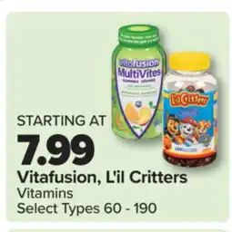 PharmaChoice Vitamins offer