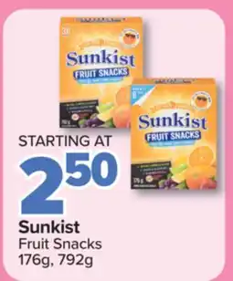 PharmaChoice Sunkist Fruit Snacks offer
