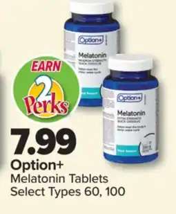 PharmaChoice Option+ Melatonin Tablets offer