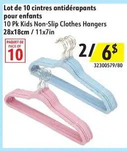 Sushi Shop 10 Pk Kids Non-Slip Clothes Hangers offer