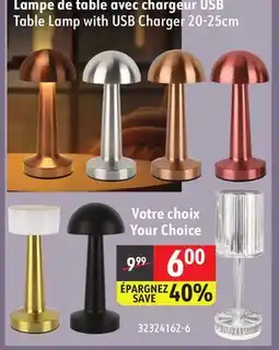 Sushi Shop Table Lamp with USB Charger 20-25cm offer