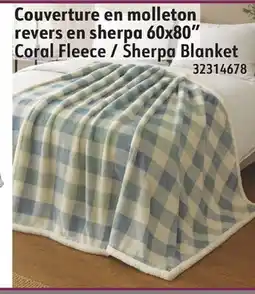 Sushi Shop Coral Fleece / Sherpa Blanket offer