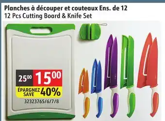 Sushi Shop 12 Pcs Cutting Board & Knife Set offer