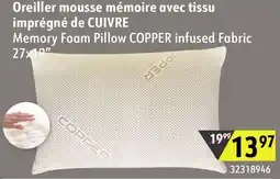 Sushi Shop Memory Foam Pillow COPPER infused Fabric 27x19 offer