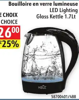Sushi Shop LED Lighting Glass Kettle 1.7Lt offer