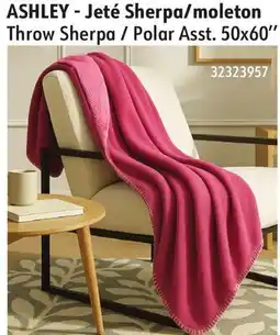 Sushi Shop ASHLEY - Throw Sherpa / Polar Asst. 50x60 offer