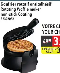 Sushi Shop Rotating Waffle maker non-stick Coating offer