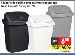 Sushi Shop Trash Can with Swing Lid offer