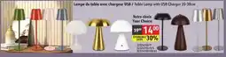 Sushi Shop Table Lamp with USB Charger offer