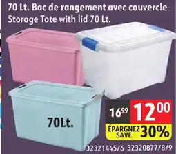 Sushi Shop Storage Tote with lid 70 Lt offer