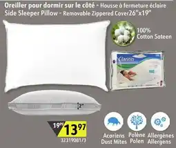 Sushi Shop Side Sleeper Pillow - Removable Zippered Cover26x19 offer