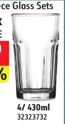 Sushi Shop 4 piece Glass Sets offer