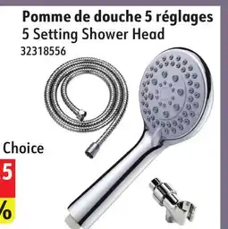 Sushi Shop 5 Setting Shower Head offer