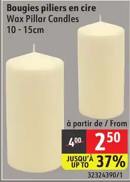 Sushi Shop Wax Pillar Candles 10 - 15cm offer
