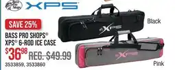 Cabela's BASS PRO SHOPS XPS 6-ROD ICE CASE offer