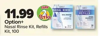 PharmaChoice Option+ Nasal Rinse Kit, Refills offer