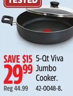 Canadian Tire 5-Qt Viva Jumbo Cooker offer