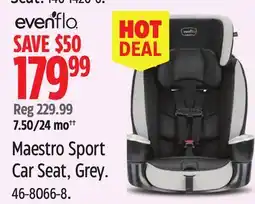 Canadian Tire Maestro Sport Car Seat, Grey offer