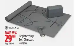 Canadian Tire Gaiam Beginner Yoga Set, Charcoal offer