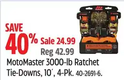 Canadian Tire MotoMaster 3000-lb Ratchet Tie-Downs offer
