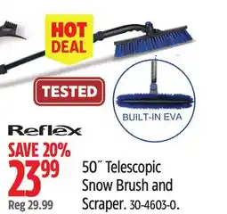 Canadian Tire 50˝ Telescopic Snow Brush and Scraper offer