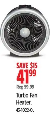 Canadian Tire NOMA Turbo Fan Heater offer