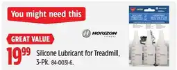 Canadian Tire Horizon Fitness Silicone Lubricant for Treadmill, 3-Pk offer