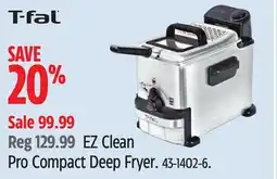 Canadian Tire T-fal EZ Clean Pro Compact Deep Fryer offer