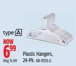 Canadian Tire Type A Plastic Hangers, 24-Pk offer
