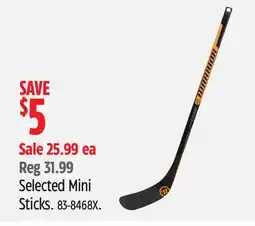 Canadian Tire Warrior Selected Mini Sticks offer