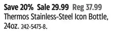 Canadian Tire Thermos Stainless-Steel Icon Bottle offer