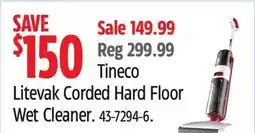 Canadian Tire Litevak Corded Hard Floor Wet Cleaner offer