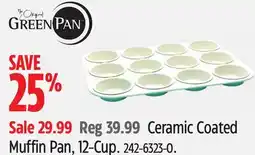 Canadian Tire Green Pan Ceramic Coated Muffin Pan, 12-Cup offer