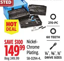Canadian Tire GENERAL USE SOCKET SETS offer