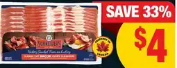 No Frills SCHNEIDERS OR MAPLE LEAF BACON, 65/375 G offer