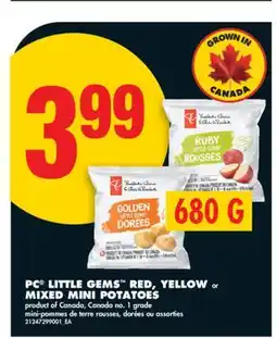 No Frills PC LITTLE GEMS RED, YELLOW or MIXED MINI POTATOES offer