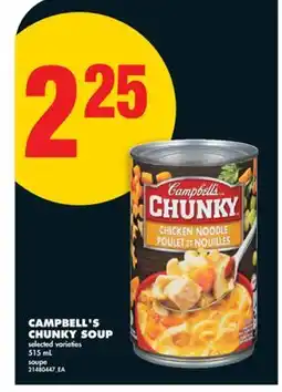 No Frills CAMPBELL'S CHUNKY SOUP offer