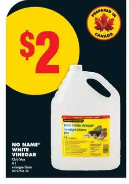 No Frills NO NAME WHITE VINEGAR offer