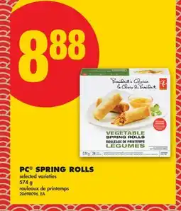 No Frills PC SPRING ROLLS offer