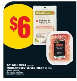 No Frills PC DELI MEAT 175 G OR MARCANGELO SLICED MEAT offer