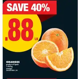No Frills ORANGES offer