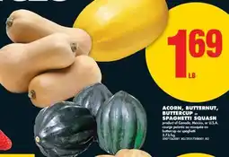 No Frills ACORN, BUTTERNUT, BUTTERCUP or SPAGHETTI SQUASH offer