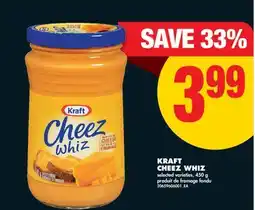 No Frills KRAFT CHEEZ WHIZ offer