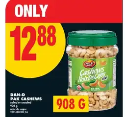 No Frills DAN-D PAK CASHEWS offer